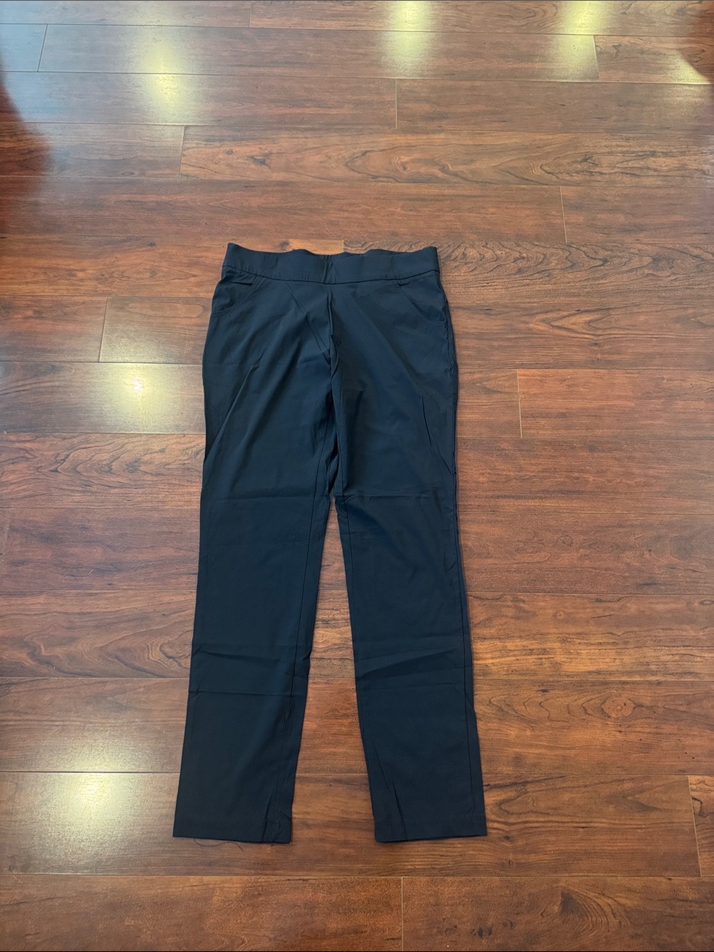 Columbia Women's Black Straight-Leg Stretch Track Pants